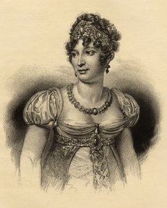 キャロラインボナパルト（1782-1839）ナポリの女王 作： French School